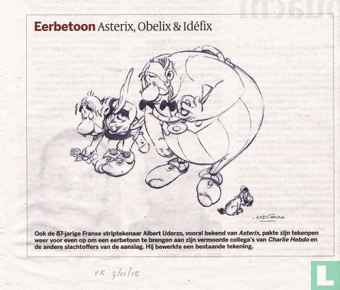 Eerbetoon Asterix, Obelix & Idéfix