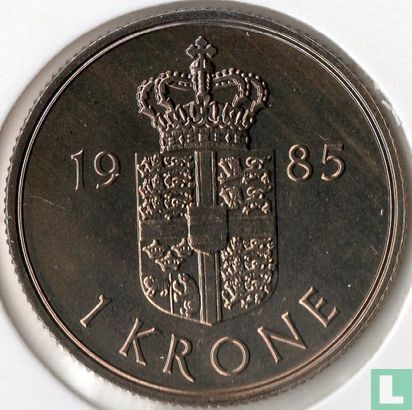 Dänemark 1 Krone 1985 - Bild 1