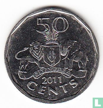 Swaziland 50 cents 2011 - Image 1