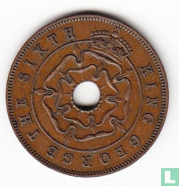 Rhodésie du Sud 1 penny 1952 - Image 2