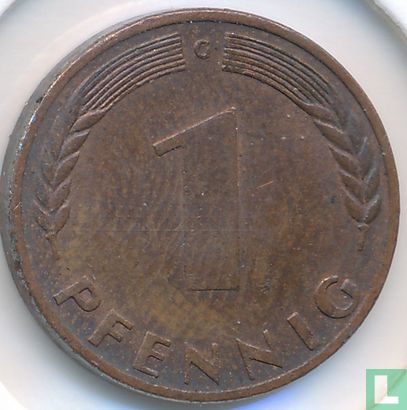 Duitsland 1 pfennig 1950 (G) - Afbeelding 2