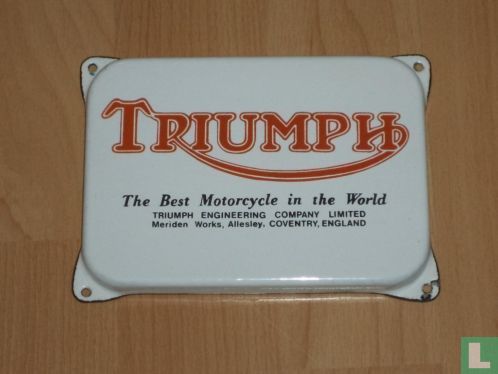 Emaille bord - Triumph