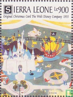 Walt Disney-Weihnachtskarten 