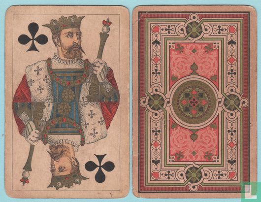 Glazietnija, Keizerlijke Speelkaartenfabriek, St. Petersburg, 24 Speelkaarten, Playing Cards, 1900 - Afbeelding 3