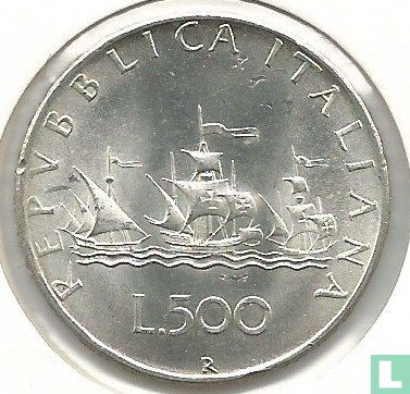 Italie 500 lire 1967 - Image 1