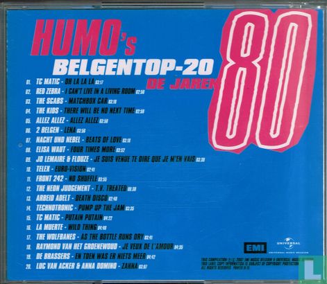 Humo's Belgentop-20 - De jaren 80 - Bild 2