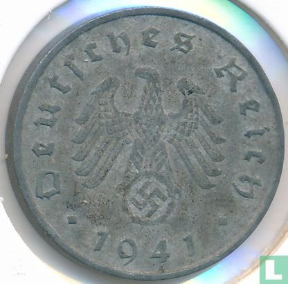 Empire allemand 10 reichspfennig 1941 (A) - Image 1