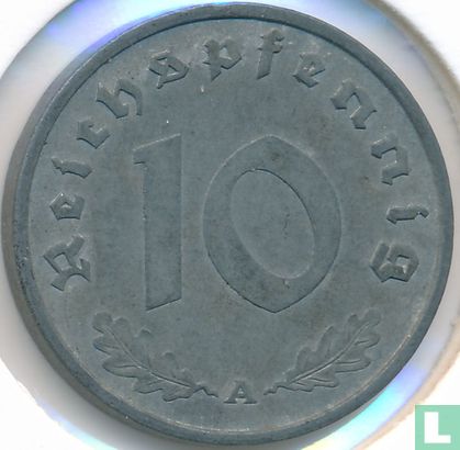 Empire allemand 10 reichspfennig 1941 (A) - Image 2