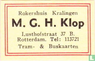 Rokershuis M.G.H. Klop