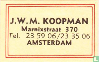 Tabaksfabrikant J.W.M. Koopman