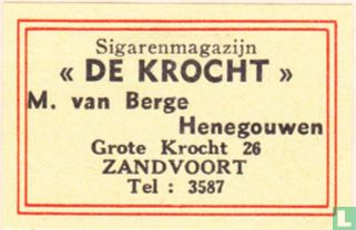 Sigarenmagazijn "De Krocht" - M. van Berge - Henegouwen