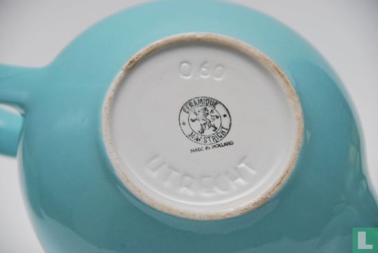 Koffiefilterpot - Utrecht - Pastel turquoise (0,60 liter) - Société Céramique - Afbeelding 2