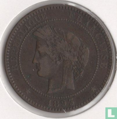 Frankrijk 10 centimes 1893 - Afbeelding 1