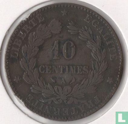 France 10 centimes 1898 - Image 2