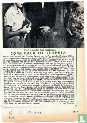Come back, little Sheba - Afbeelding 2