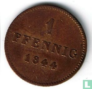 Beieren 1 pfennig 1844 - Afbeelding 1