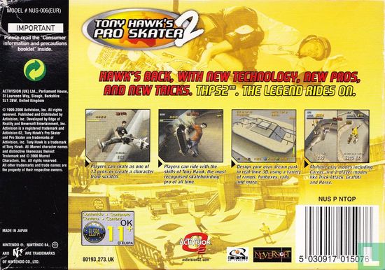 Tony Hawk's Pro Skater 2 - Afbeelding 2