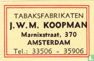 Tabaksfabrikant J.W.M. Koopman