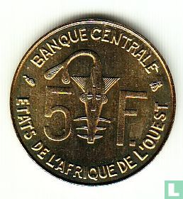 West African States 5 francs 1997 - Image 2
