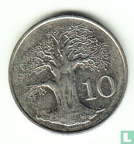 Zimbabwe 10 cents 1999 - Image 2