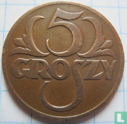 Pologne 5 groszy 1928 - Image 2