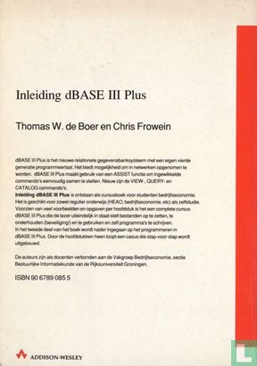 Inleiding dBASE III Plus - Afbeelding 2