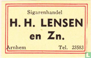 Siagarenhandel H.H. Lensen en Zn.