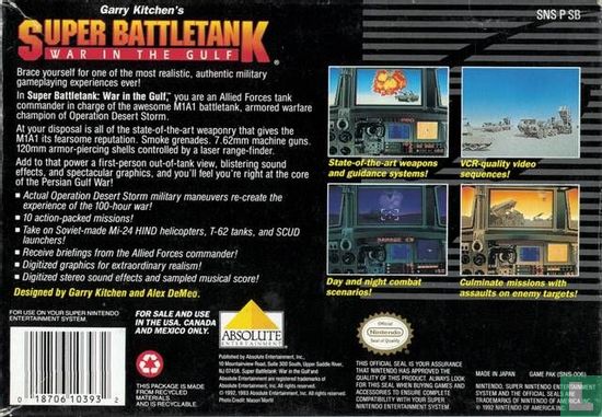 Super Battletank: War in the Gulf - Afbeelding 2