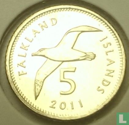 Falklandeilanden 5 pence 2011 - Afbeelding 1