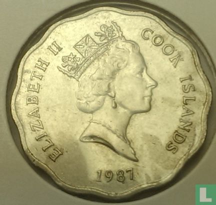 Îles Cook 1 dollar 1987 - Image 1