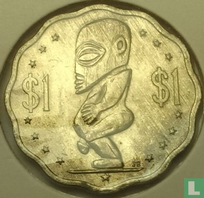 Îles Cook 1 dollar 1987 - Image 2