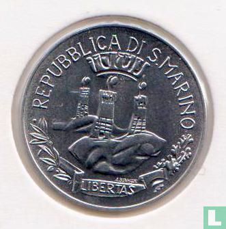 San Marino 10 lire 1982 "protect and educate children" - Afbeelding 2