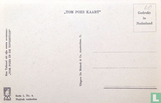 Tom Poes kaart Serie 1. Nr. 4 - Afbeelding 2