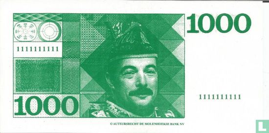 Carnaval Molenhoek 1000 Gulden 1996 - Afbeelding 2