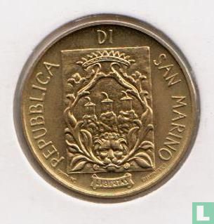 San Marino 20 lire 1988 "Fortifications of San Marino" - Afbeelding 2