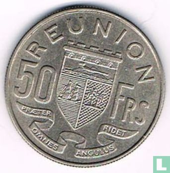 Réunion 50 Franc 1964 - Bild 2