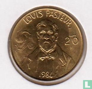 San Marino 20 lire 1984 "Louis Pasteur" - Image 1