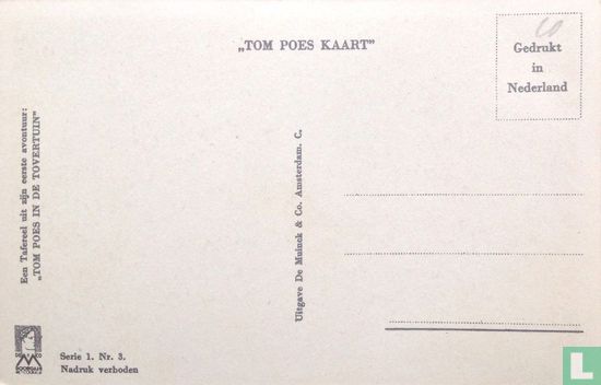 Tom Poes kaart Serie 1. Nr. 3 - Image 2