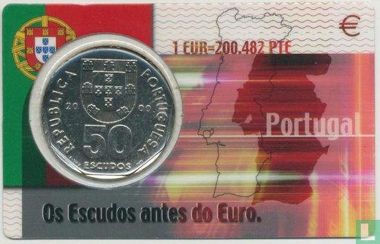 Portugal 50 escudos 2000 (coincard) - Image 1