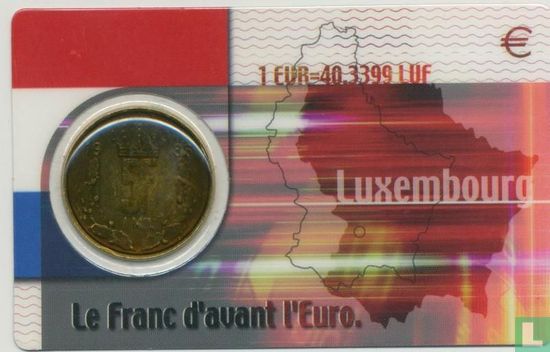 Luxembourg 5 francs 1986 (coincard) - Image 1