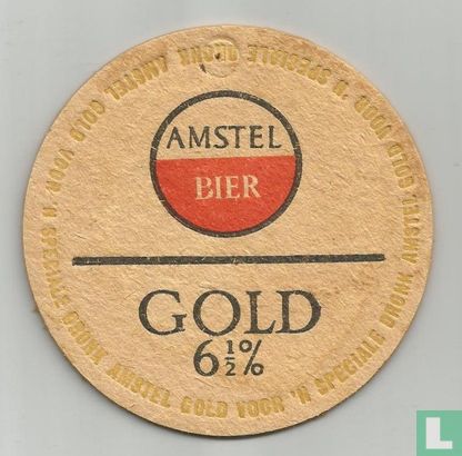 Amstel Bier Gold 6 1/2% 9 cm - Image 1