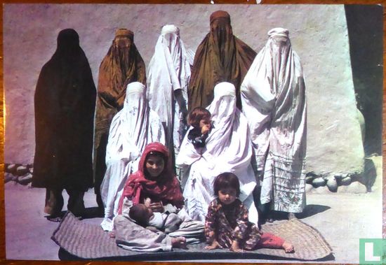 Eastern Pakistani Women in Burga 'Shatal'