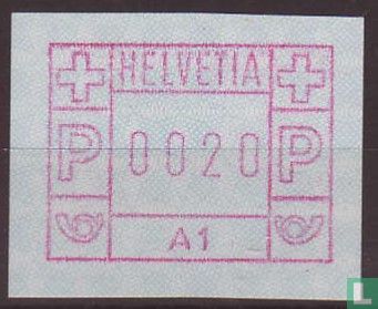 HELVETIA with machine number A1