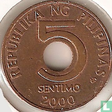 Philippines 5 sentimo 2000 - Image 1