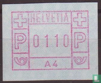 HELVETIA with aut. number A4