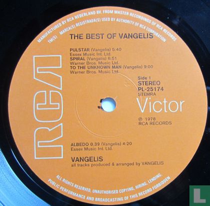 The best of Vangelis  - Bild 3