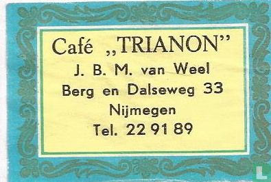Café Trianon - JBM van Weel