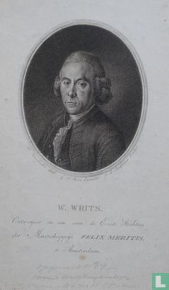 W. WRITS. Ontwerper en een van de Eerste Stichters der Maatschappije FELIX MERITIS, te Amsterdam.