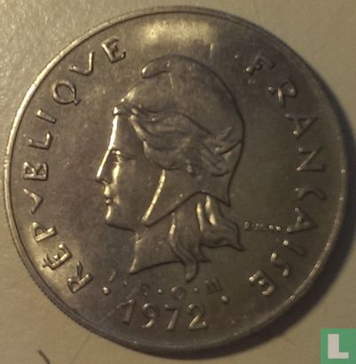 New Hebrides 50 francs 1972 - Image 1