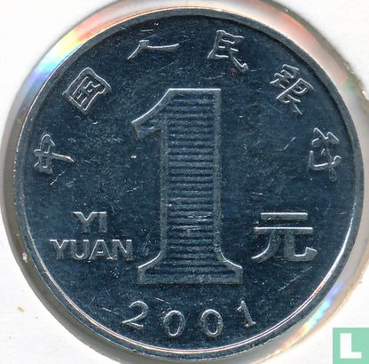 China 1 Yuan 2001 - Bild 1